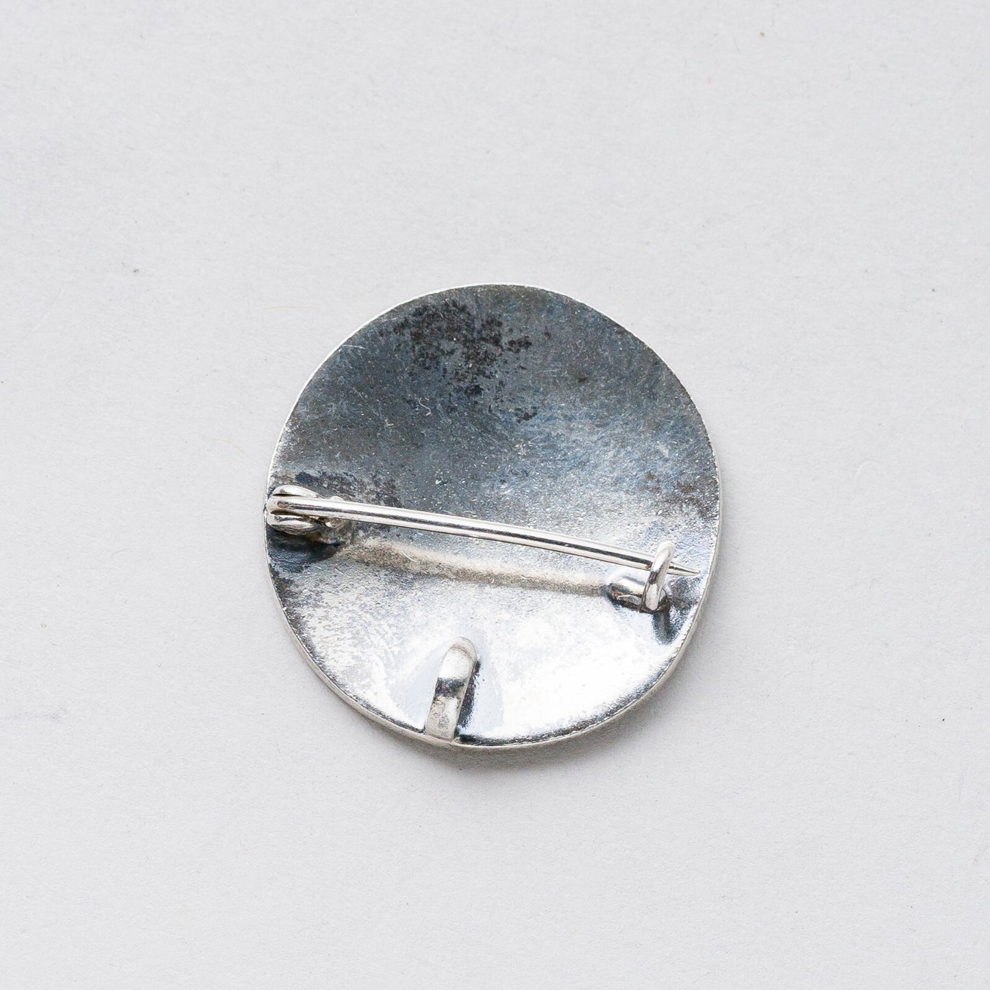Brosche Silber Muschel bunt 2,7 cm 8,94 g4