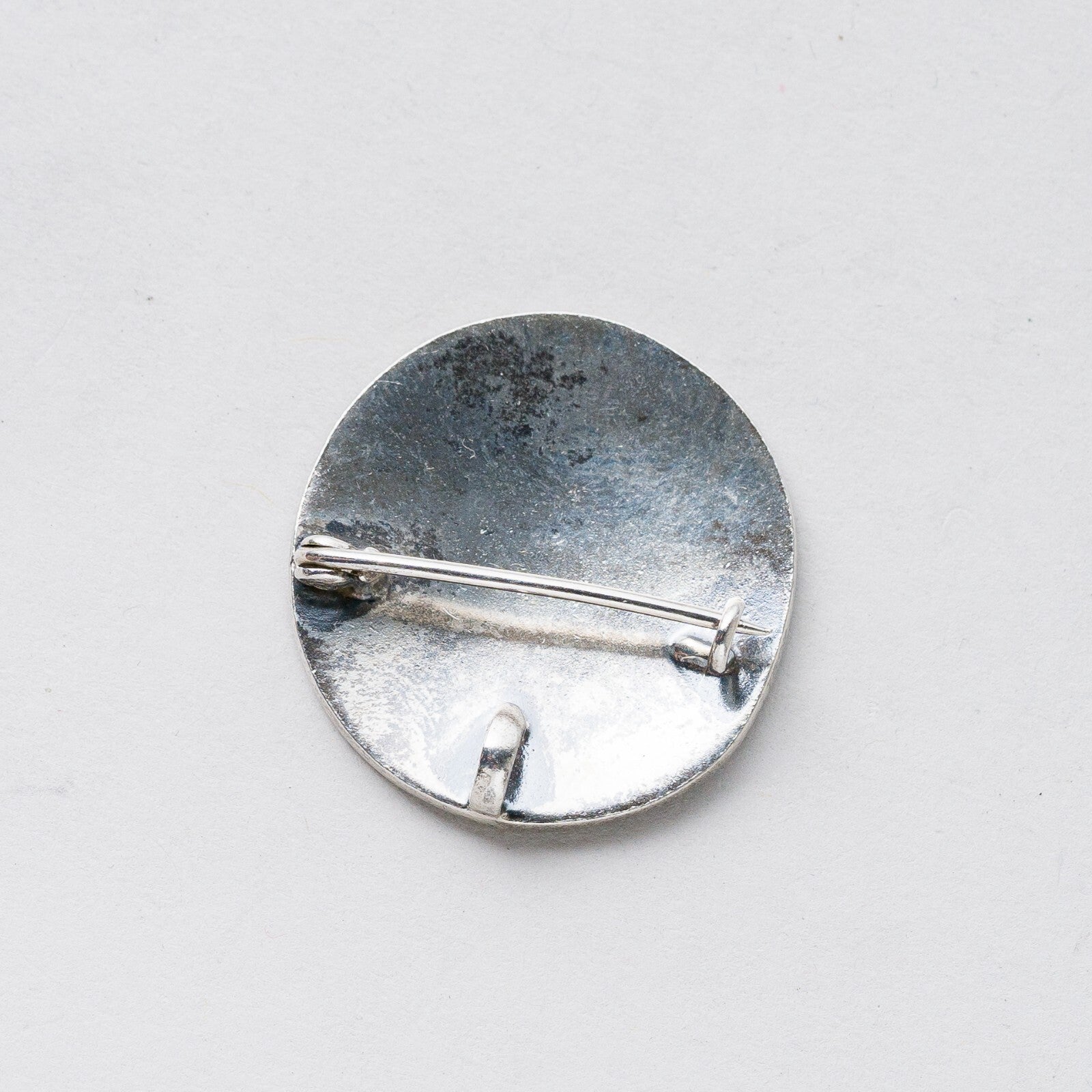 Brosche Silber Muschel bunt 2,7 cm 8,94 g4
