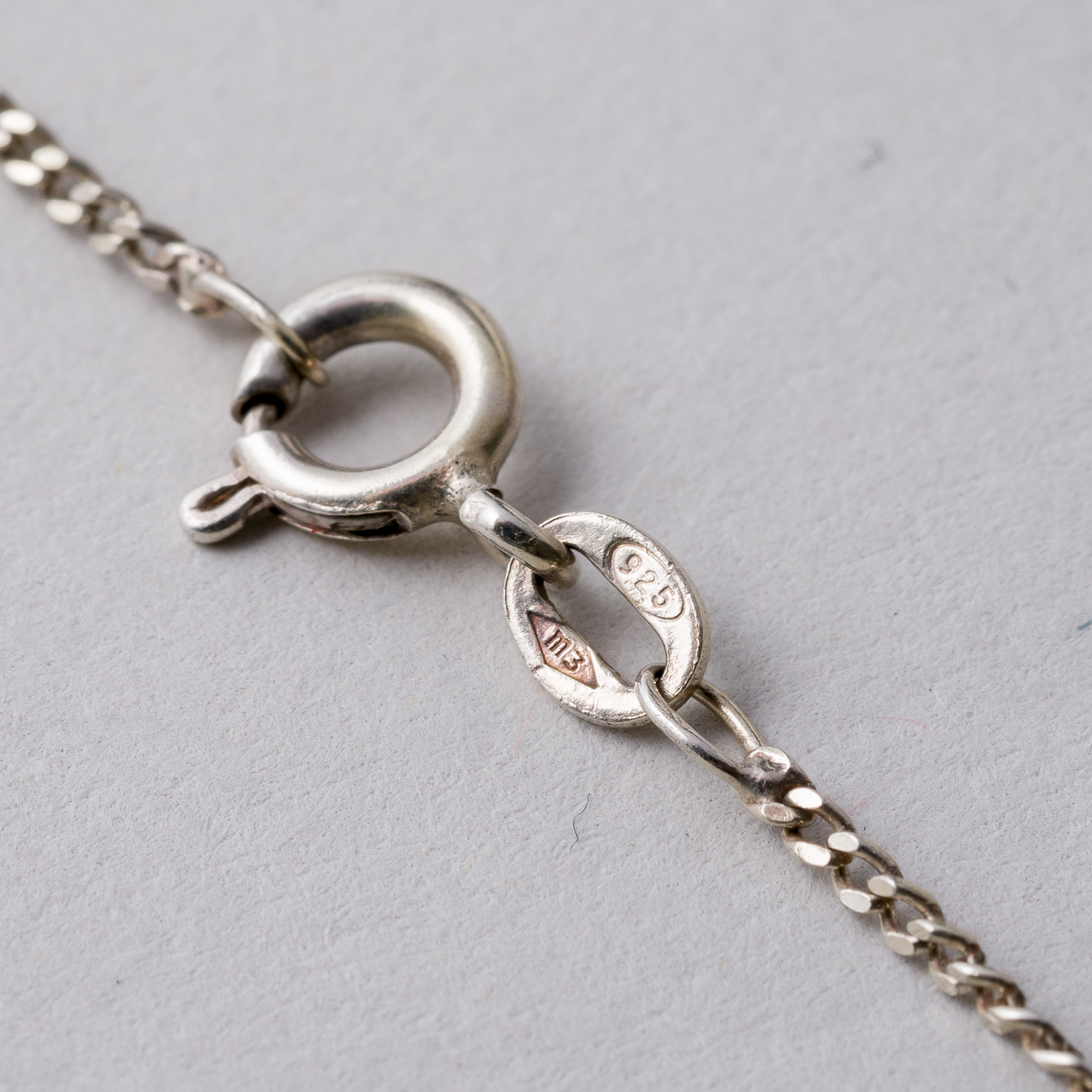 Halskette 1 mm 925er Silber 2,14 g 45 cm1