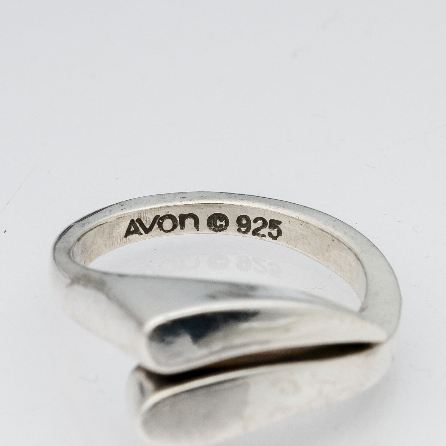 2 x Silberring "Avon" 925er Silber 11,68 g Größe ab 54 (17,2 mm Ø)6