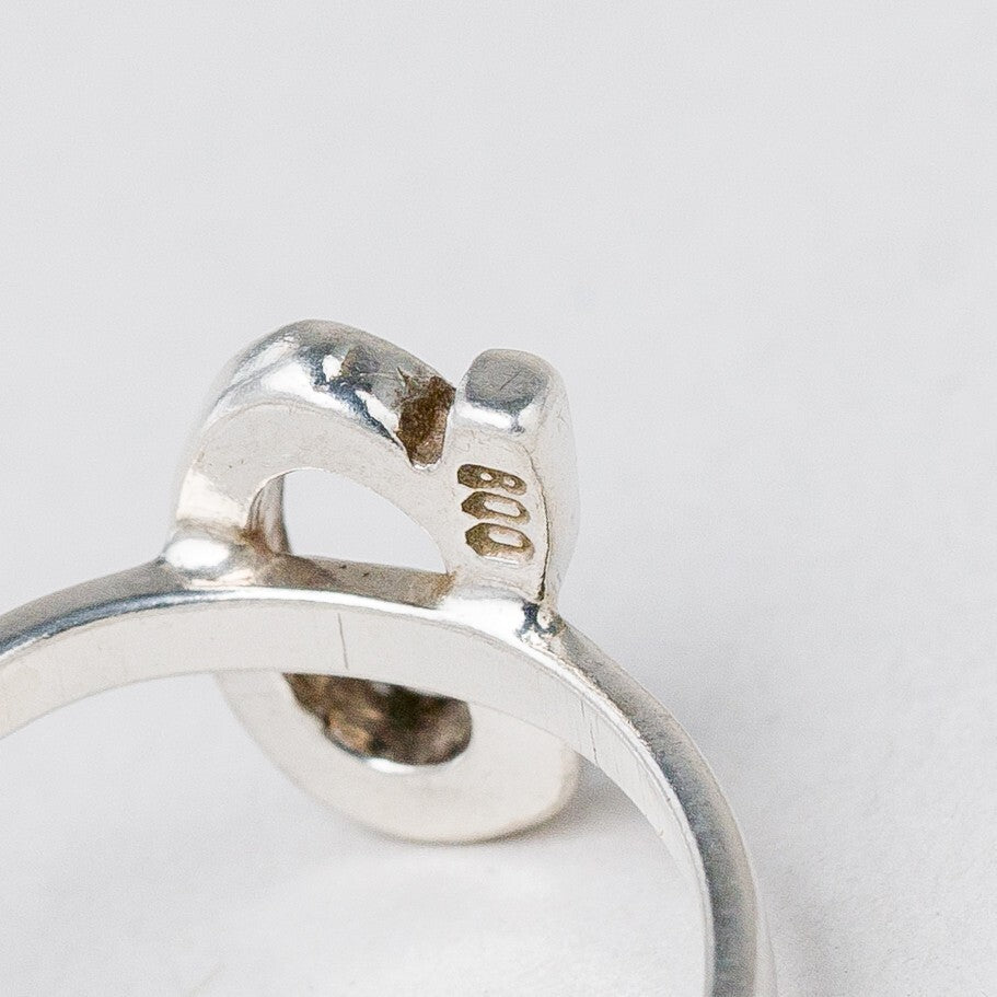 Ring 800 Silber "G" Größe flexibel ca. 57 1,72 g7