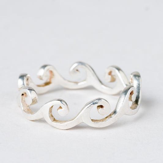 Silber Ring 925 Größe 54 (17,2 mm Ø) 1,83 g0
