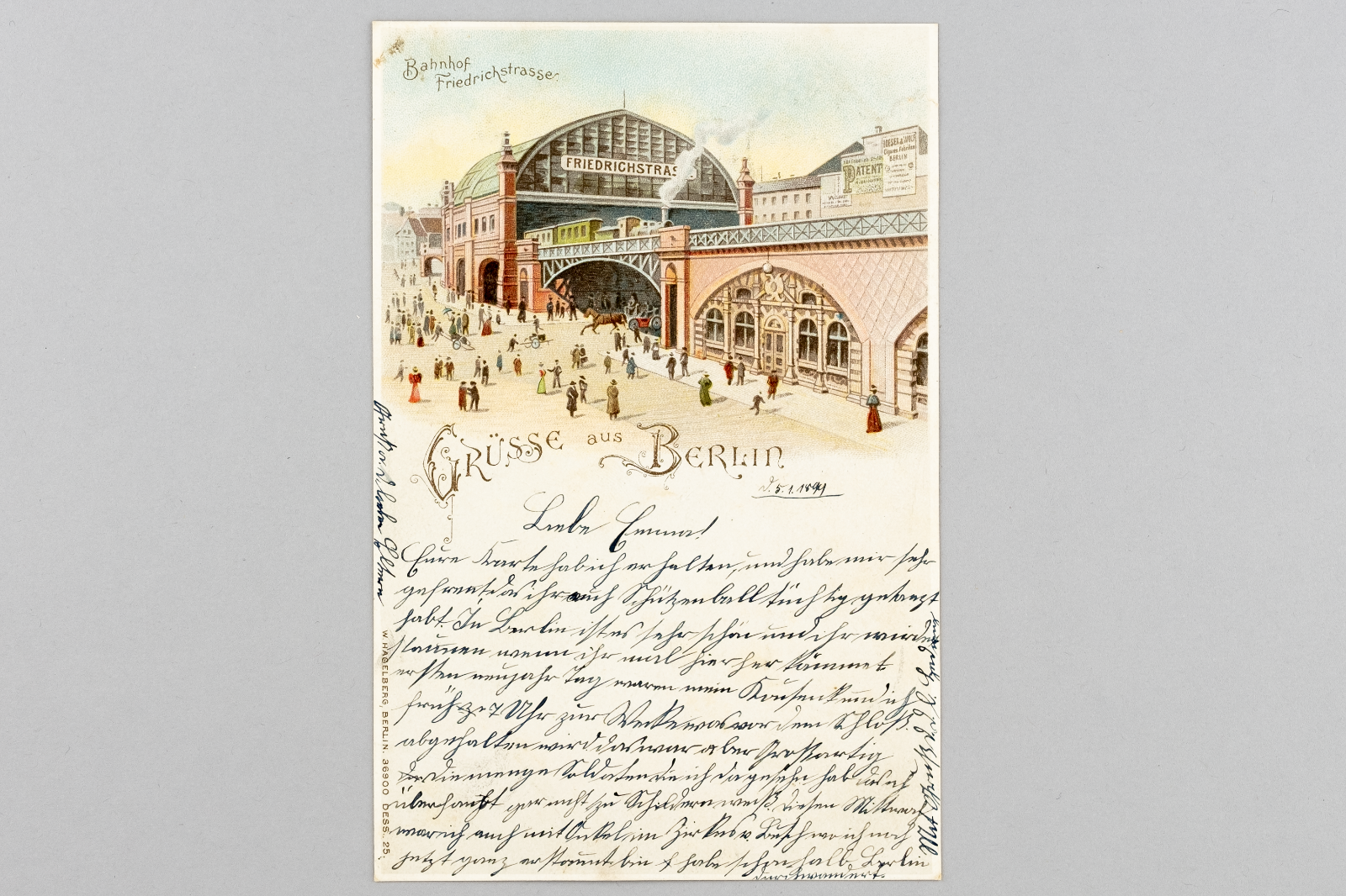 Ansichtskarte Gruss aus Berlin Friedrichstraße 18990