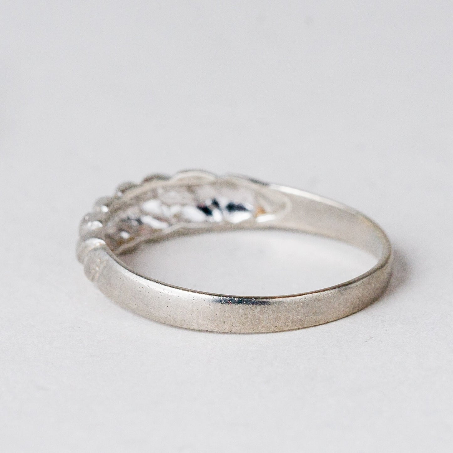 Silber Ring 925 Größe 58 (18,4 mm Ø) 1,51 g2