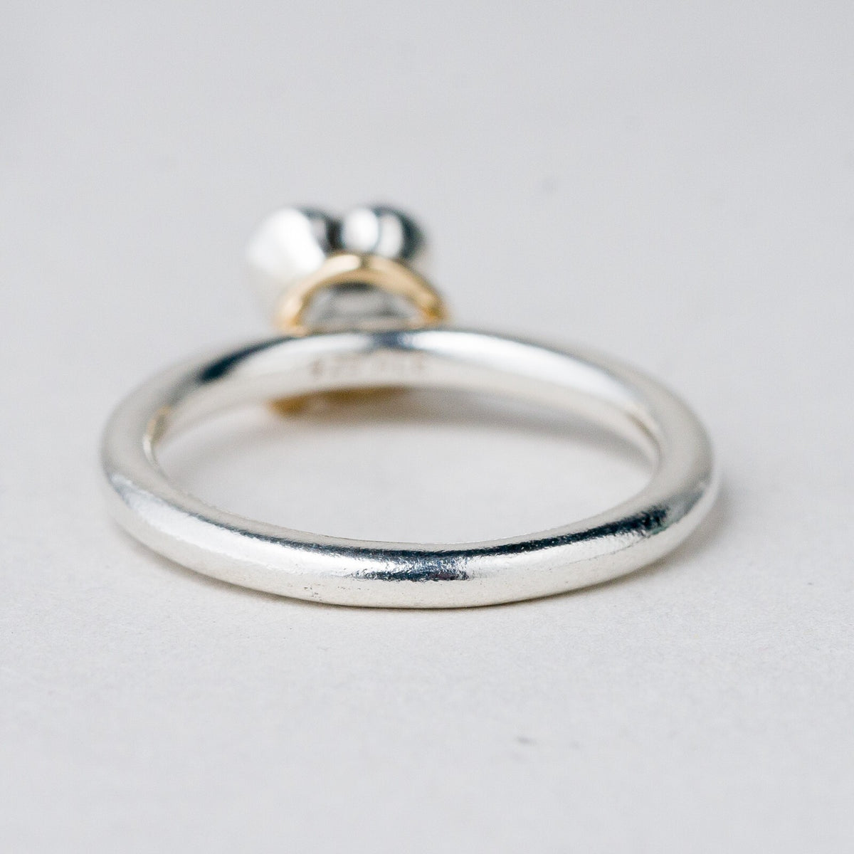 Silber Ring 925 Rosa Steine Herz und Ring Größe 56 (17,8 mm Ø) 4,12 g3